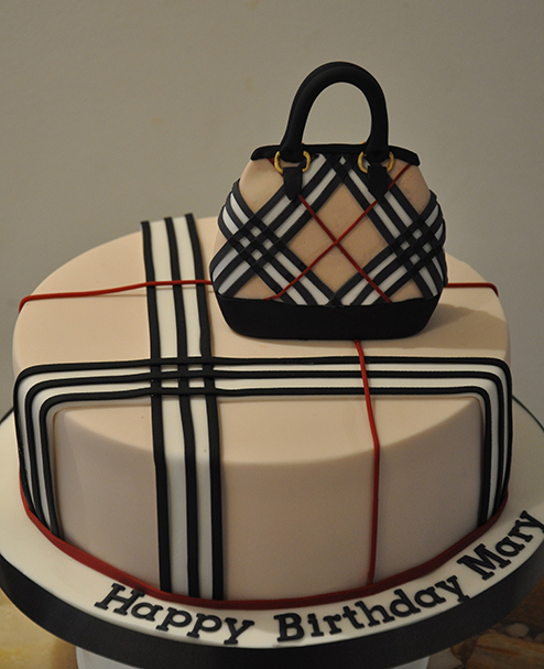 Burberry cake!!  Beautiful birthday cakes, Cupcake birthday cake, Pretty  birthday cakes